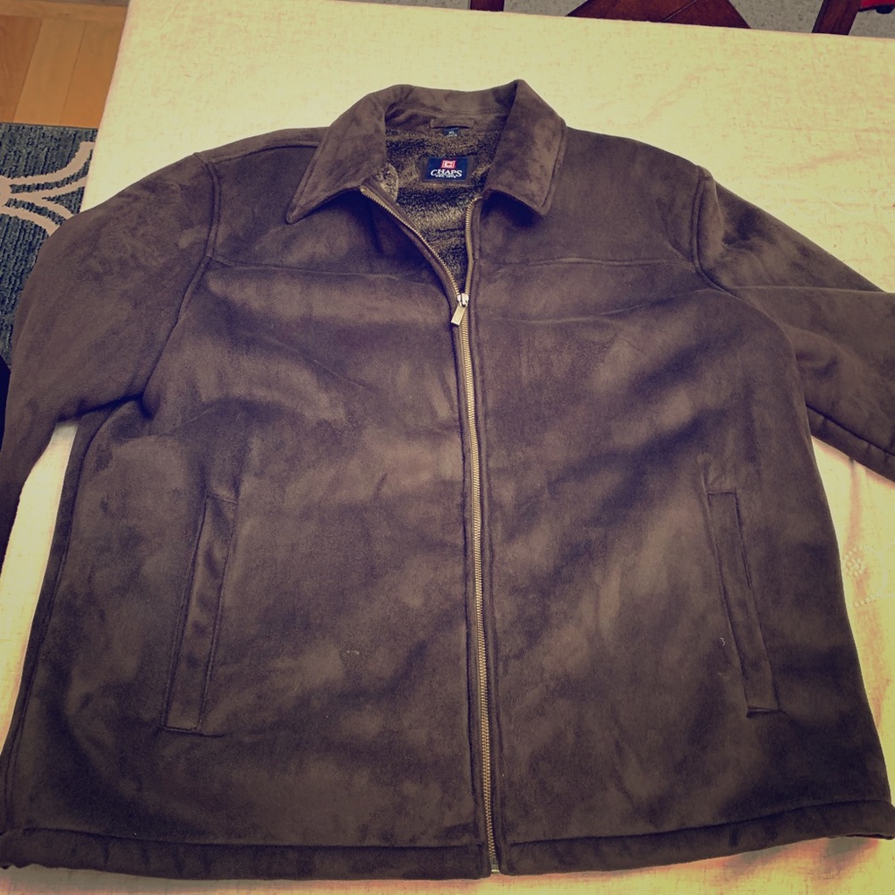 Men’s CHAPS brown suede coat